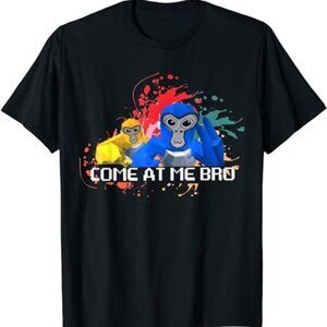 Come At Me Bro Gorilla VR Gamer Funny Graphic T Shirt 73